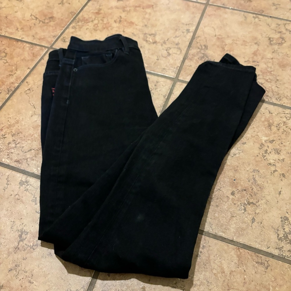 BDG twig super high rise black denim jeans size 26W